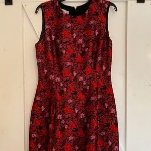 Oscar de la Renta Floral Shift Dress